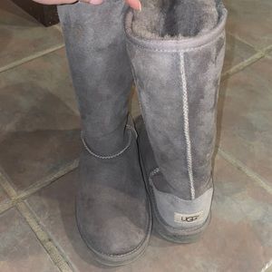 Grey tall ugg boots